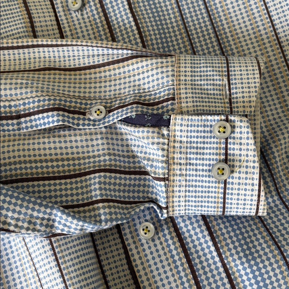 Tommy Bahama Isle About That Bass Button Down Shirt Size XL Relaxed Luxury - Picture 6 of 7